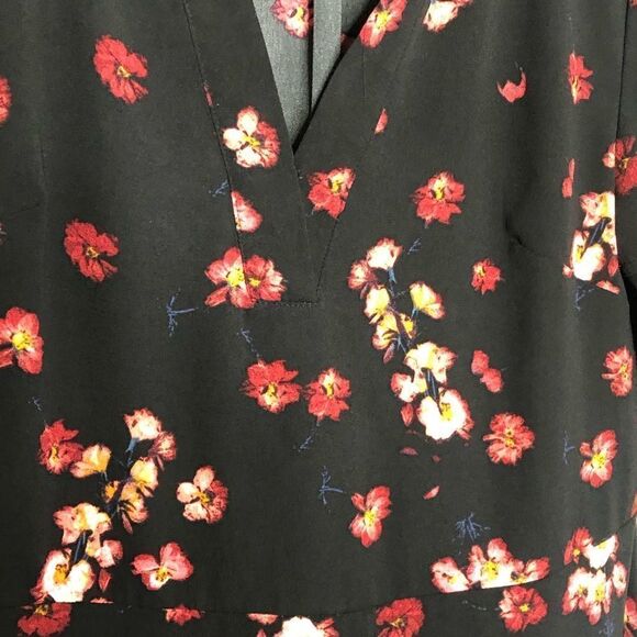 2/$20 A New Day Floral Crepe 3/4” Sleeve Dress - Picture 5 of 8